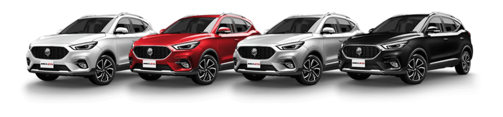 สีของรถยนต์ MG ZS